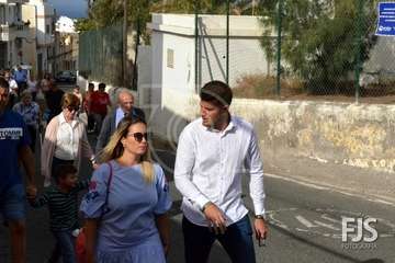 Procesión de Santa Agueda y la Virgen de Lourdes en Telde (Foto Francisco Javier Santana)